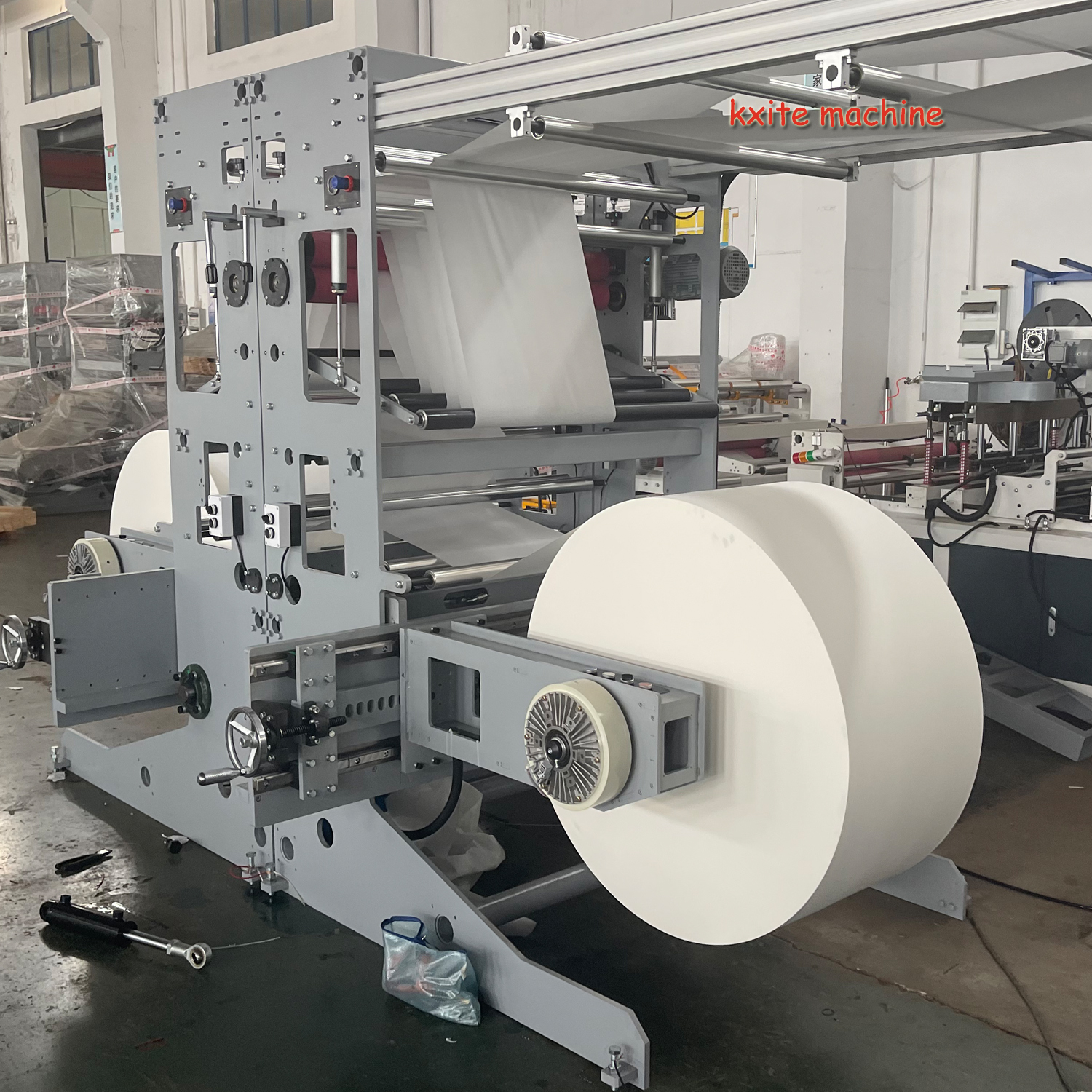 Eco-Friendly Compostable Custom Logo Printed Clothes Garment Packing Glassine Waxed Paper Bag Making Machine