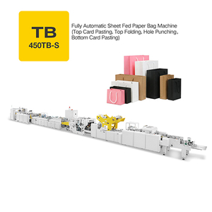 High China Carry Sheet-Fed Paper gift Bag Making Machine 
