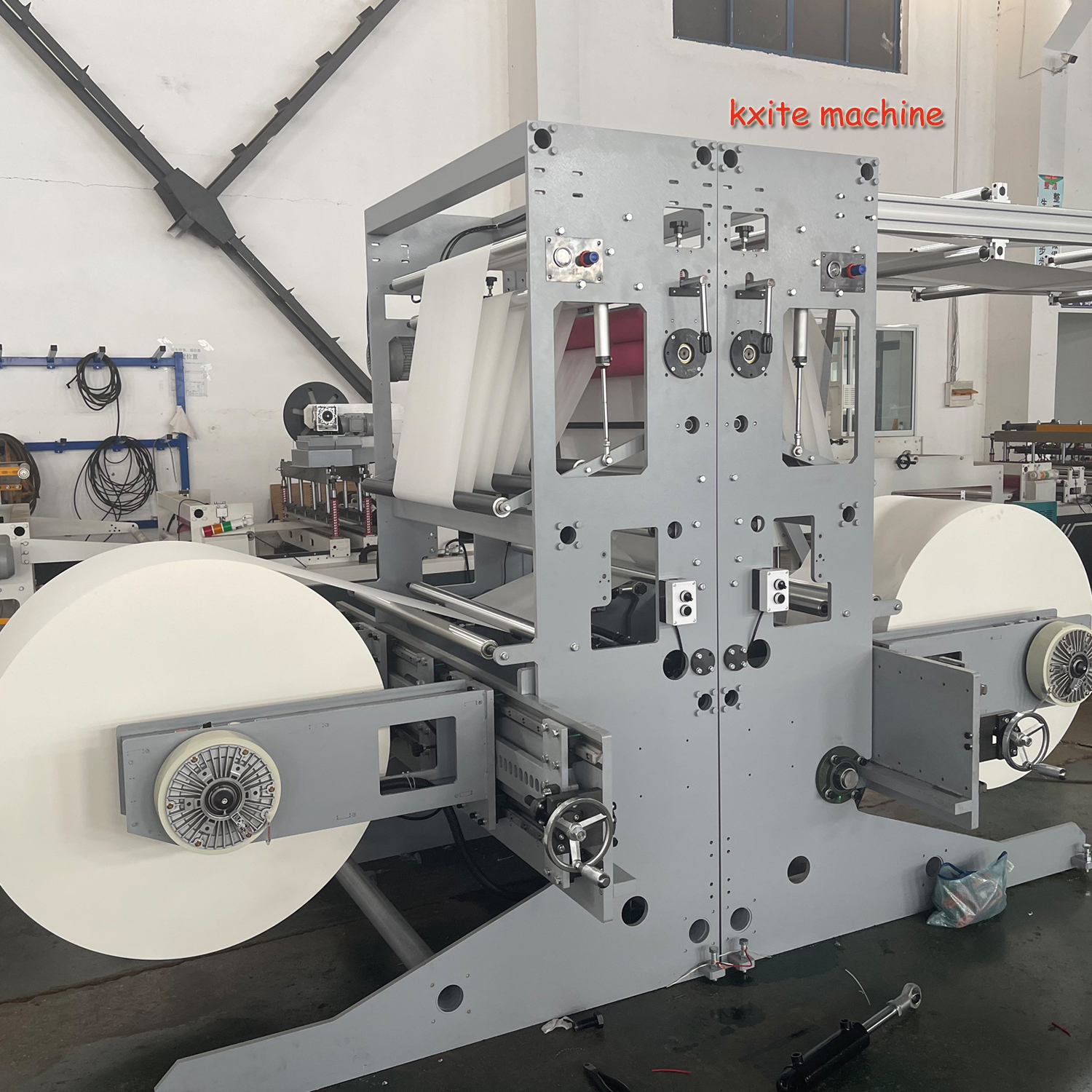 Eco-Friendly Compostable Custom Logo Printed Clothes Garment Packing Glassine Waxed Paper Bag Making Machine