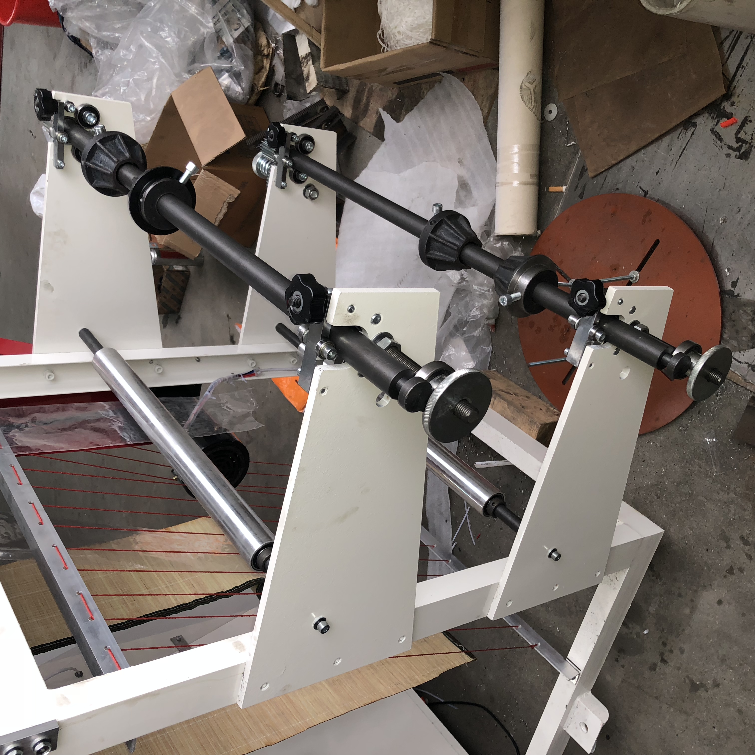 Computerized Double Line Pvc Film ARC Bag Making Machine